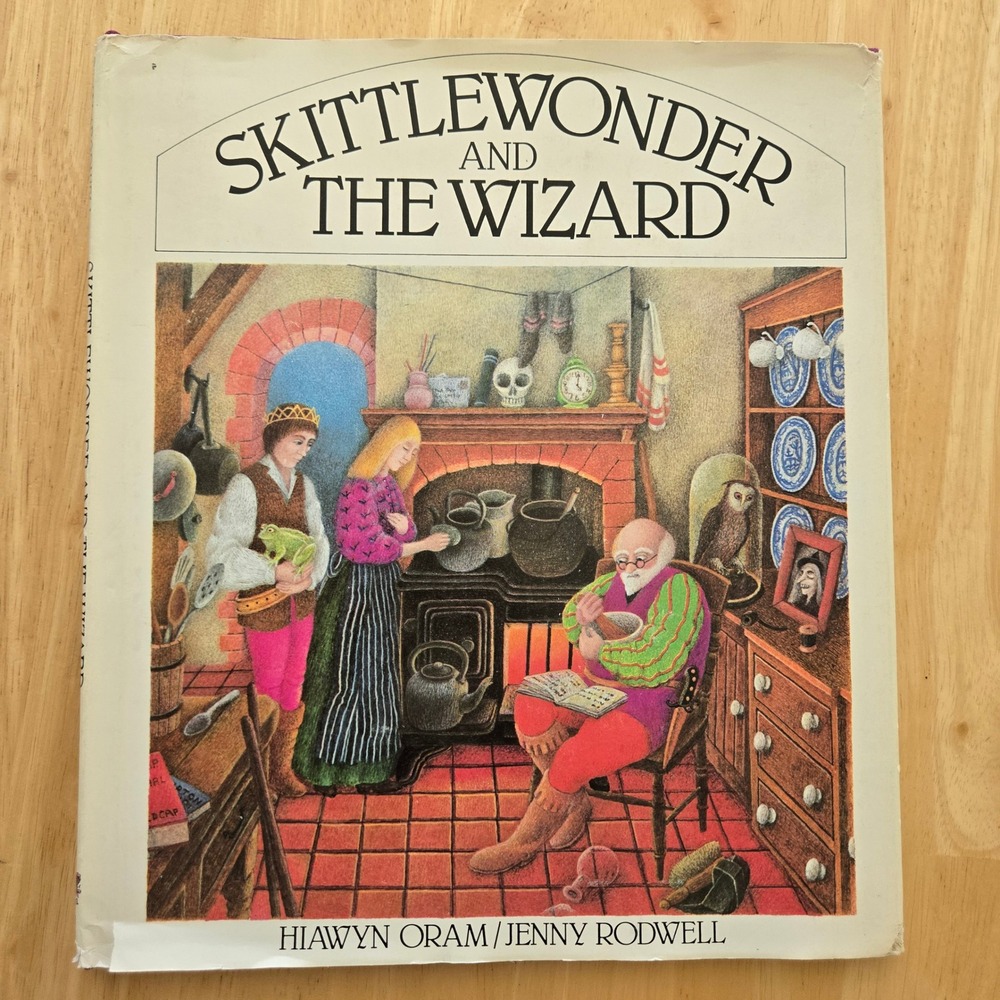 Vintage 1980 Skittlewonder and the Wizard Hiawyn Oram Jenny Rodwell Hardcover